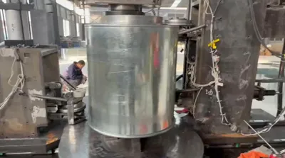 Galvanized Livestock Water Tub under Processing